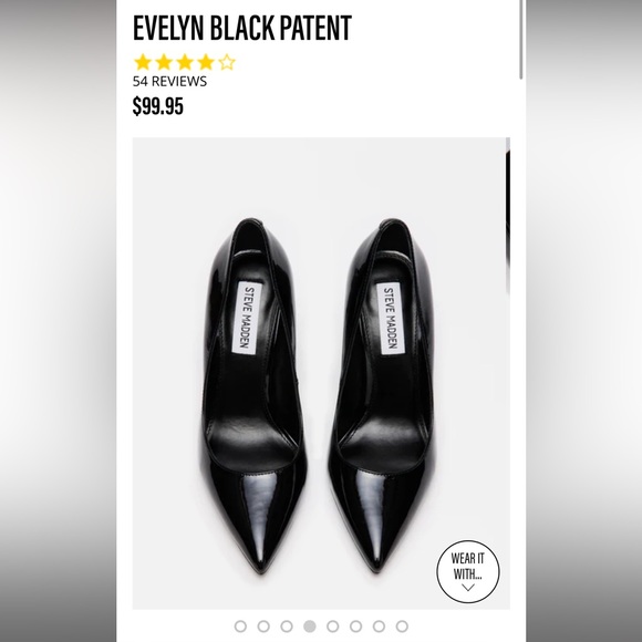 🌹Steve Madden Evelyn black patent - Picture 10 of 12